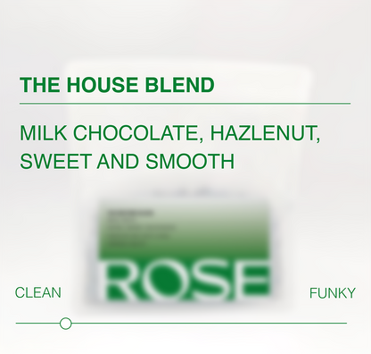 House Blend tasting notes and clean-to-funky flavour scale