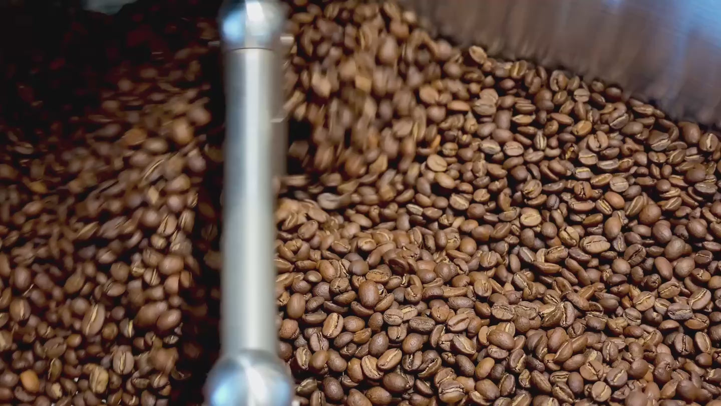 Coffee roasting at Rose Coffee Roasters in Zurich