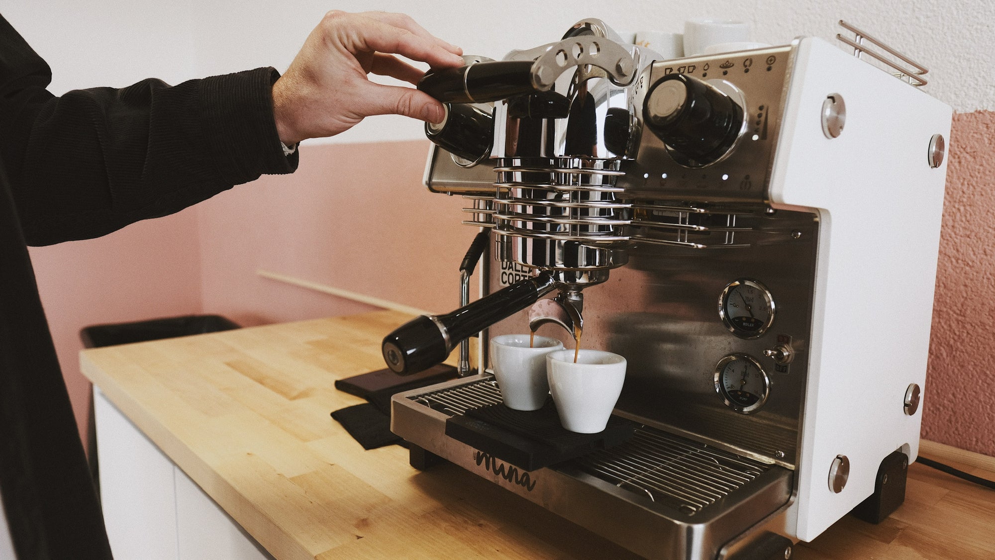 Dialling in espresso at the Rose roastery